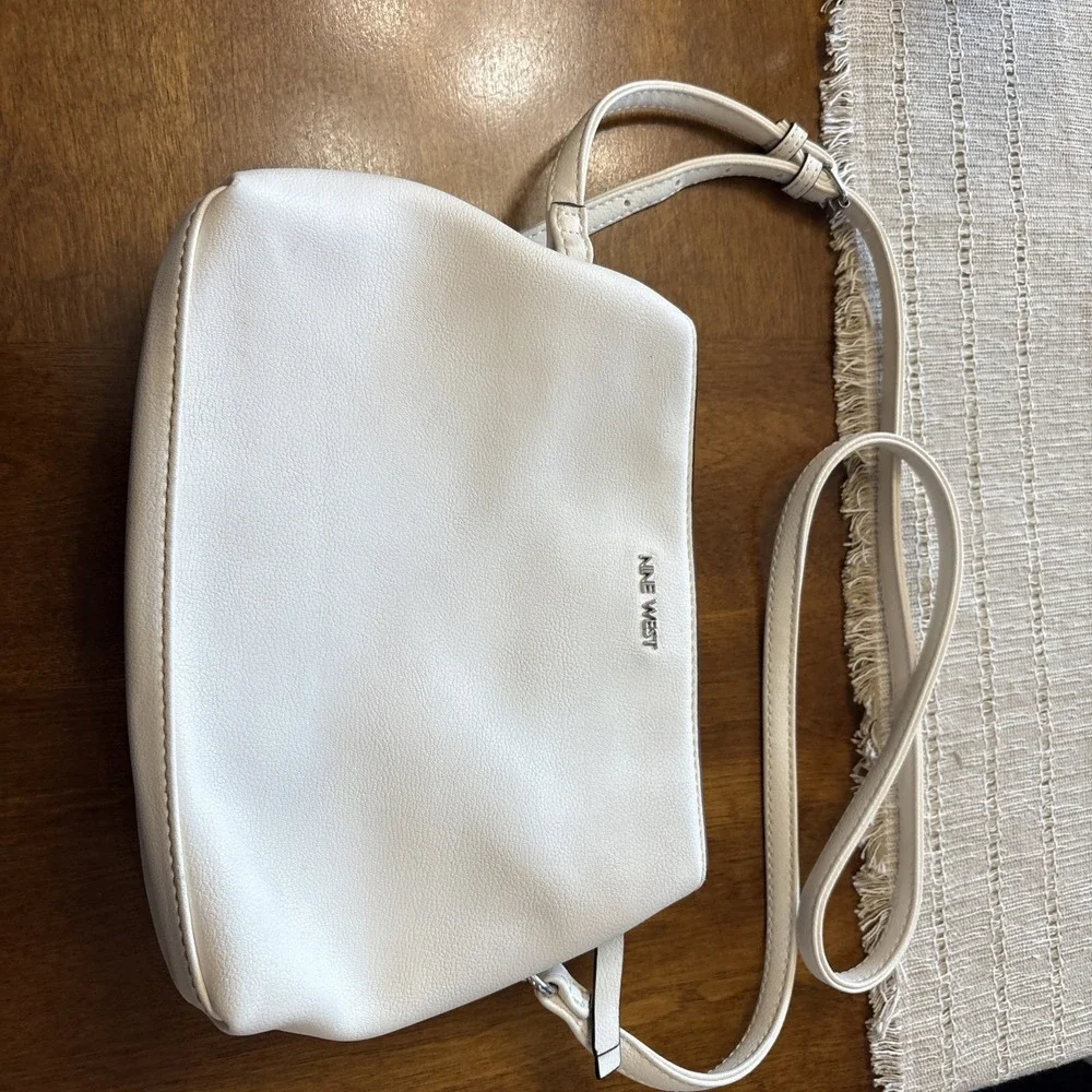 Nine West Women's Cream Crossbody - Picture 2 of 9